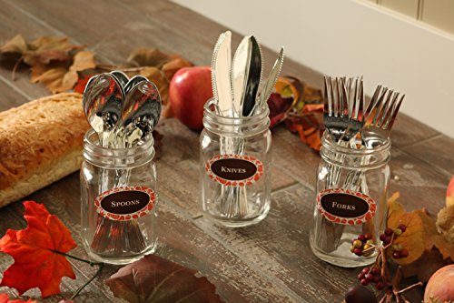 (150 Count) Heavy Duty Silver Plastic Cutlery Set - 50 Forks 50 Knives 50 Spoons - Quality Bulk Disposable or Reusable Fancy Plastic Silverware Perfect For Parties - Thumbnail 2