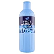 Felce Azzurra – Bagnoschiuma Profumato Classico, Bagno Schiuma Detergente Delicato Idratante per Pelle Morbida con Note di Rosa, Lavanda e Patchouli, Bagnodoccia Dermatologicamente Testato, 650 ml