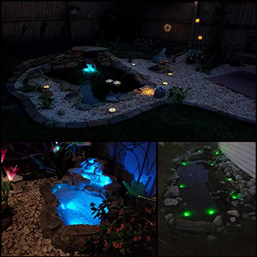 Seed 10 Pack 1.5" Small Submersible LED Lights, Battery Operated LED Craft Tea Light with Remote for Pool Parties Hot Tub Fountains Halloween Lantern Wedding Centerpieces Vases Decorations - Thumbnail 3