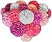 Voplop Paper Pom Poms - 20 pcs of 8, 10, 14 Inch - Paper Flowers - Perfect for Wedding Decor - Birthday Celebration - Table and Wall Decoration (Pink Mix)