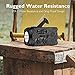 Portable Emergency Radio, Hand Crank Radio with AM/FM,Loud Build-in Speaker,Earphone Jack,Powered by USB Cord for Gift,Home