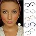 HSELL® Pack of 10pcs Assorted Nose Studs Rings,Stainless Steel Body Jewelry Piercing Nose Hoop Ring,Body Slave Jewelry
