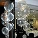 AnnoDeel 50 pcs Clear Transparent Balloons, 12inch Round Clear Latex Balloons for Brithday Balloon Wedding Balloon decoration
