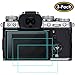 Screen Protector Compatible Fujifilm X-T3 Mirrorless Digital Camera(3-Pack), QIBOX Tempered Glass LCD Protective Screen Guard, Full Coverage/Edge to Edge/HD Clear/Anti-Bubble Film