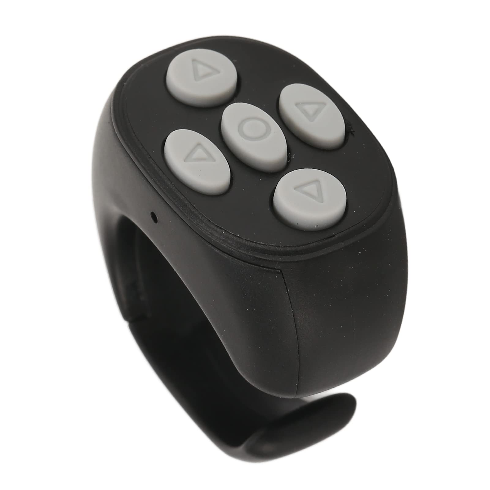 Scrolling Ring,Bluetooth 5.3 Fingertip Wireless Bluetooth Remote Control,Wireless Ring,Compatible with Android (Black) — image 1