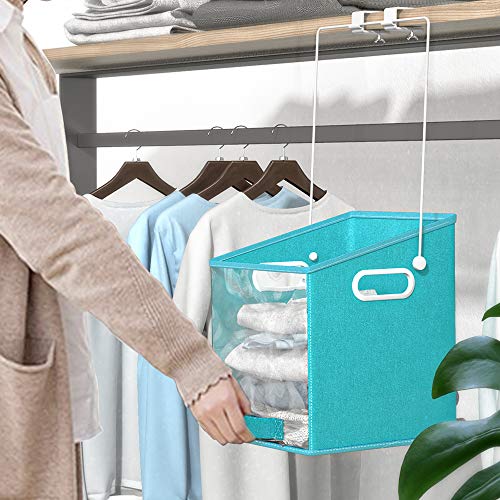 Kocuos Pull Down Foldable Storage Bin Closet Caddy Dirty Clothes