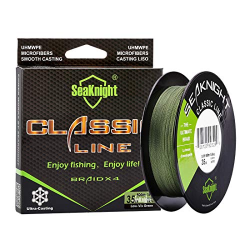 Seaknight Classic 4 Strange Geflochtene Angelschnur 300M/500M SUPER geflochten Line dünner, starker und glatter Angeln…