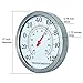 WiHoo 12'' Outdoor Thermomter,Wall Decorative for Patio, Garden,Porch,Pool,Office and Home