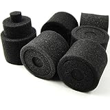 6pcs New 1/8 RC Nitro Engine Buggy Air Dust Filter External Sponges Accessories Black