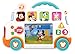 Kiddieland Toys Limited Mickey Mouse & Friends Talkin' School Bus Infant Learning Toy, 9.25" x 13.25" x 2.38"
