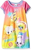 Shopkins Girls Nightgown Pajamas, Rainbow Dance, 6