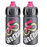 Elite Ombra Giro d'Italia 100th Edition Cycling Water Bottles 550ml (2 Pack)