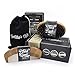 Beard Comb & Brush - Set - for Men, Sandal Wood Comb, 100% Natural Boar Bristle Brush, Best for Grooming Facial Hair and Mustache, use with Balm, Oil and Wax, Packaged in Premium Giftbox