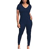 Lounge Sets for Women 2 Piece Summer Casual Jogger Workout Outfits Short Tops Long Pant Sweat suit leggings set