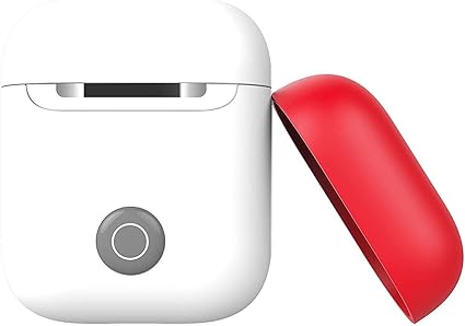 amazon switcheasy airpods 対応 ケース シリコン 製 カバー バイカラー ツートン デザイン 耐衝撃 傷防止 保護 アクセサリー apple airpods1 airpods2 charging case エアーポッズ 対応 colors ホワイト switcheasy 家電 カメラ