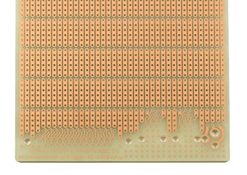 PR3UC ProtoBoard-3U-CONN, 6-Hole Strips, Connector Footprints, 1 Sided PCB, 3.94 x 6.30 in (100 x 160 mm)