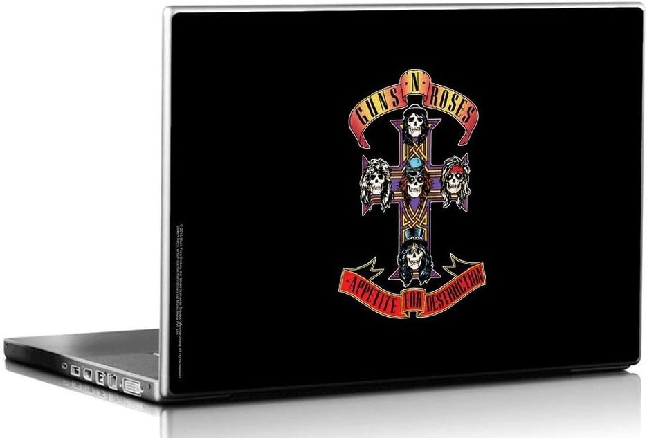 Bravado Guns N Roses Cross Logo Laptop Skin Covers Fits for All Models for Screen Size Dimensions - 15 x 10 Inches