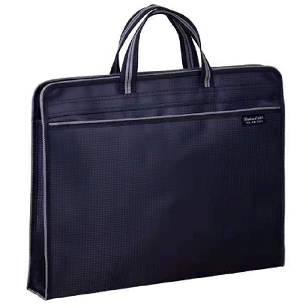 Portable Business Briefcase Case B4 Document Bag Expanding File Folder Bag Waterproof Handbag with Handle File Organiser Envelope Carrying Bag Business Storage Tote Bag