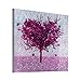 ZSNUOK 5D DIY Diamond Painting by Number Kit for Adults or Kids, Full Special Shaped Drill Embroidery Arts Craft Mosaic Making Supplies Paint with Diamonds for Home Wall Decor Love Tree 12x12 inches