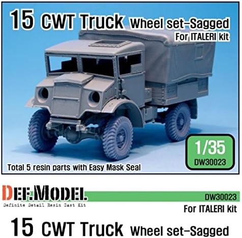 DEF Model 1:35 WW2 15 CWT Truck wheel set for Italeri #DW30023