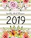 Weekly Meal Planner 2019: A Year - 365 Daily - 52 Week 2019 Calendar Meal Planner Daily Weekly and Monthly For Track & Plan Your Meals Food Planner Jan 2019 - Dec 2019 | Watercolor Floral Design