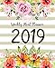 Weekly Meal Planner 2019: A Year - 365 Daily - 52 Week 2019 Calendar Meal Planner Daily Weekly and Monthly For Track & Plan Your Meals Food Planner Jan 2019 - Dec 2019 | Watercolor Floral Design by Amanda R. Terpstra