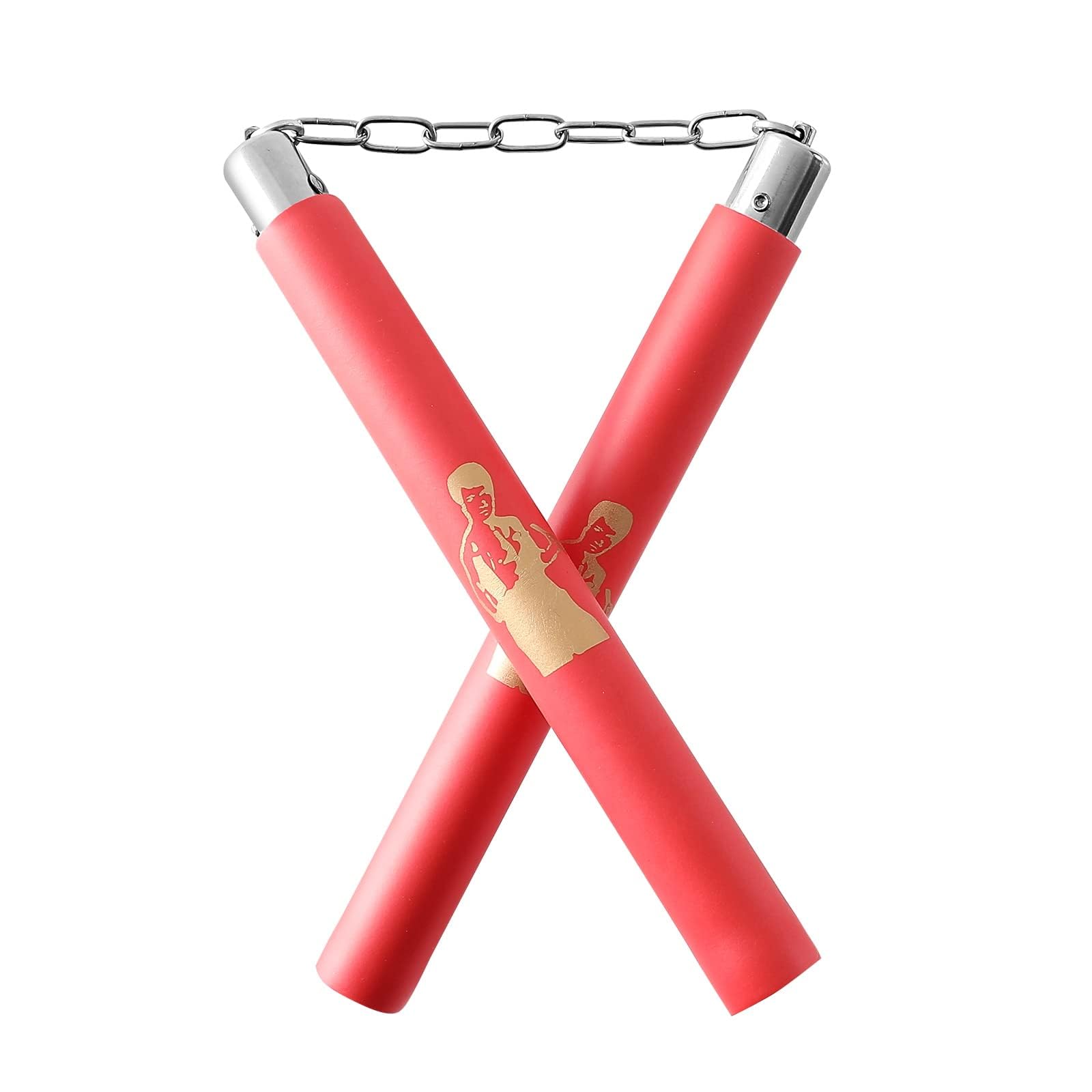 AUFIKR Portable Foam Nunchucks, Training Nunchakus Suitable for Kids & Beginners Practice and Training R00D1