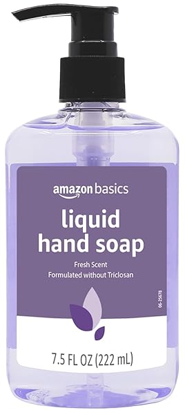AMAZON BASICS ORIGINAL FRESH LIQUID HAND SOAP, 7.5 FL OZ (PACK OF 6)
