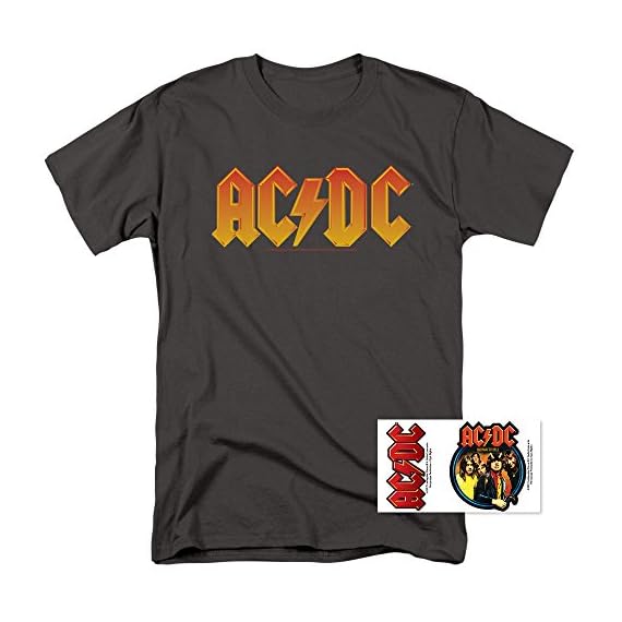 ACDC-Logo-Rock-Band-T-Shirt-XXX-Large-Gray