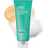 ACWELL Licorice pH Balancing Pore Cleansing Gel Foam - Gentle, Hypoallergenic Facial Cleanser for Clear, Smooth Skin, Deep Pore Cleaning with Licorice Extract, LHA, for All Skin Types, 5.4 fl.oz.