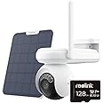 Altas PT Ultra + 6W Solar Panel & SD Card (128GB) - 4K Solar Continuous Recording Security Cameras Wireless Outdoor, 10s Pre-
