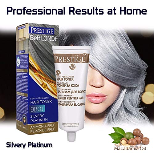 Vips Prestige Beblonde Semi Permanent Hair Toner Colour Silvery