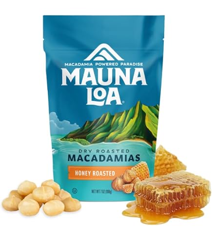 Amazon.com : Mauna Loa Macadamias, Honey Roasted, 4.5-Ounce