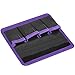Neewer DSLR Battery Bag Holder Case for AA Battery and lp-e6 lp-e8 lp-e10 lp-e12 en-el14 en-el15 fw50 f550 and More, Suitable for Battery of Nikon D800 Canon 5DMKIII Sony A77(Purple)