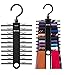 Tenby Living 2-Pack Black Tie Rack, Organizer, Hanger, Holder - Affordable Ti. primary