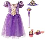 Disney Princess 94899 Rapunzel Tiara to Toes Dress Up Set Costume