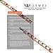 MIggers Womens Pure Copper Magnetic Therapy Bracelet Anklet Pain Relief for Arthritis and Carpal Tunnel (7