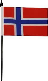 AZ FLAG Norway Table Flag 4x6in Mini Desk Flag 10cm x 15cm 100% Polyester view 2