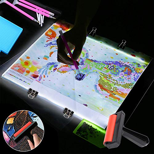 image for LAMPTOP 58-Pack 5D Diamond Painting Tools and Accessories Kits with Di
