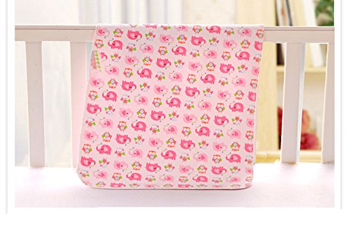 Monvecle 4pcs Pack Baby Infant Waterproof Cotton Changing Pads 18