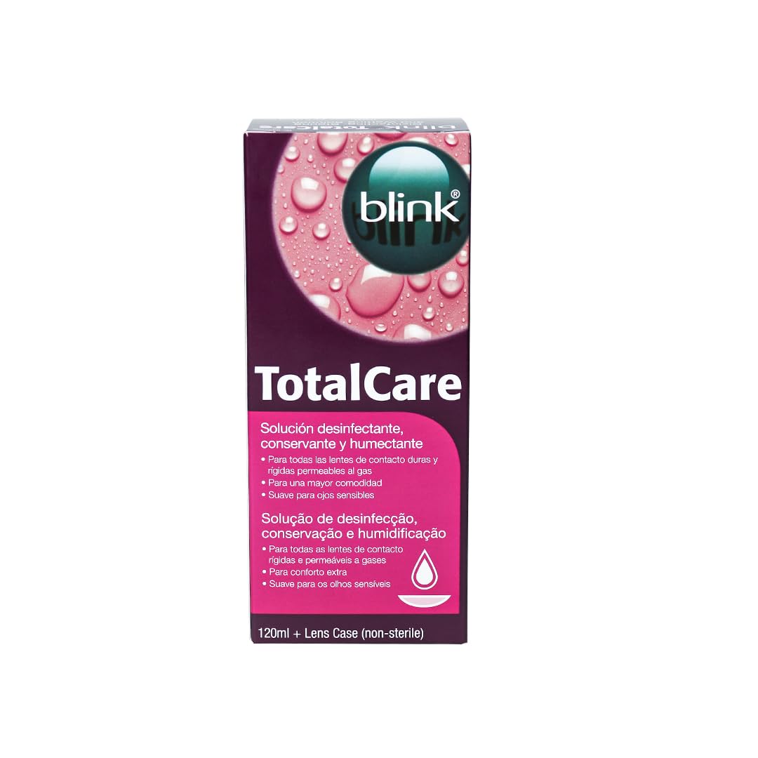 Angiehaie Total Care Contact Lens Cleaner - Gas Permeable & Hard Lens Disinfecting & Wetting Solution 120ml