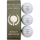 Second Ave Pack of 3 Joke Funny Golf Balls This Could Go Anywhere Father's Day Christmas Birthday Golfer Gift