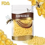 Natural Hard Wax Beans Hair Removal, Painless Bikini Waxing Beads, Natural Wax Beads for Women Men Home Waxing Best for Bikini Arms, Legs, Armpit, 300g/10 oz(Yellow) by MIYAY