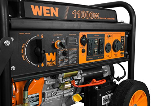 WEN DF1100T 11 000 Watt 120V 240V Dual Fuel Portable Generator With 