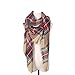 Women Plaid Blanket Winter Scarf Oversized Large Warm Tartan Wrap Shawl