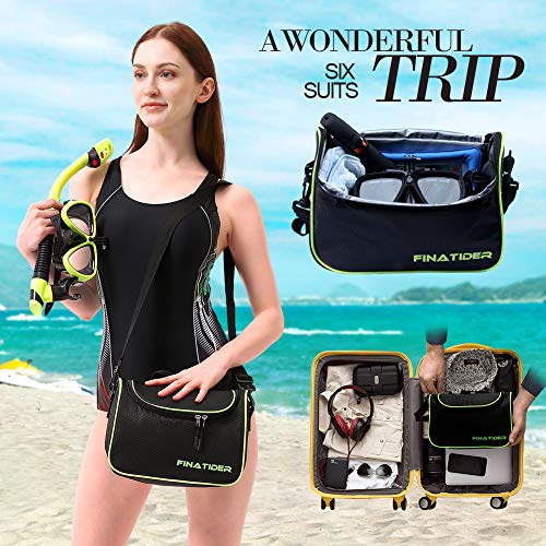 image for FinaTider Snorkel Mask - Impact Resistant Tempered Glass Diving Mask P