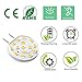 G8 LED Bulb Dimmable 3W Mini Thin Puck Light Bulbs Equivalent to 20W-25W T4 G8 Bi-Pin Base Halogen Bulb, 120V Warm White 3000K G8 Bulb for Under Counter Kitchen Lighting, Under Cabinet Light (8 Pack)