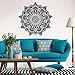 Cukudy Wall Sticker Indian Mandala Flower Mural Home Vinyl Family Bedroom Wall Decal
