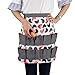 Frebento ANGIEHAIE Egg Gathering Apron Egg Holder,Apron for Collecting Hense Eggs,Duck/Teal/Goose/Chicken Egg,12 Pockets,Stitching Color Cute Apron