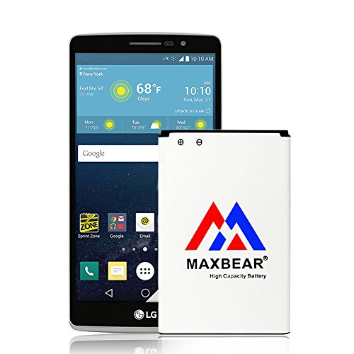 LG G Stylo Battery,MAXBEAR [3200mAh] Replacement Battery for LG G Stylo LS770 H631 (Boost Mobile, Cricket, Metro PCS, Sprint, T-Mobile) .[No Fit LG Stylo 2]